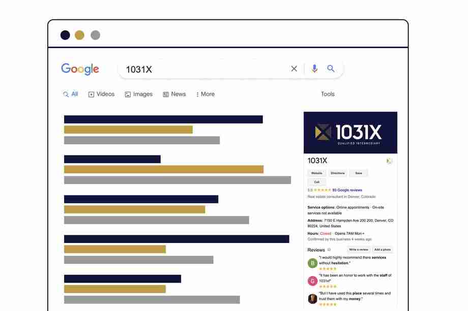 1031X example google search